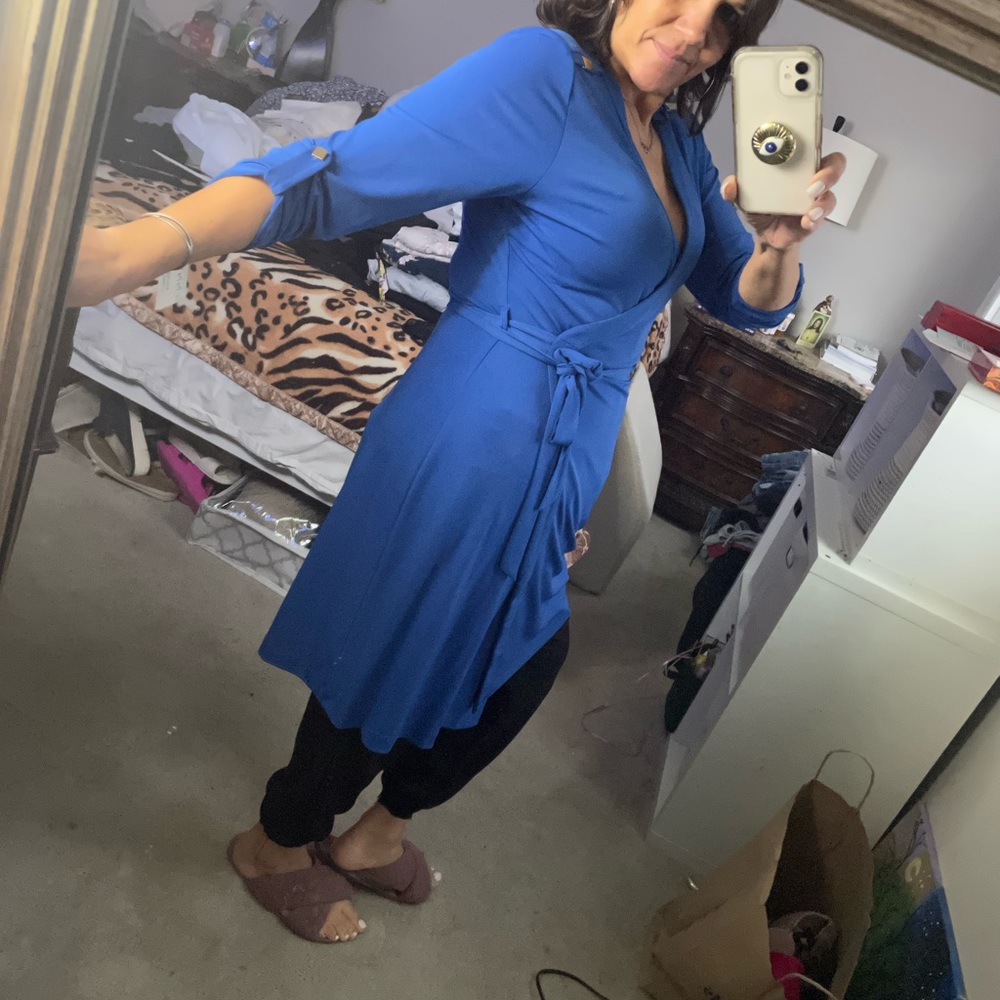 Calvin Klein wrap dress